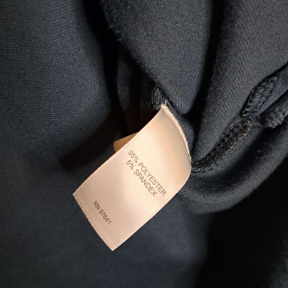 Pure Jill Women Soft Tunic Blue Velour Velvet Pullover V Neck Size M Long Sleeve - Picture 7 of 11